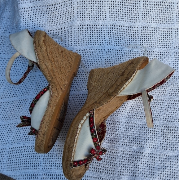 Seychelles Alpine open toe jute wedge sandals 8 NEW - Picture 5 of 10